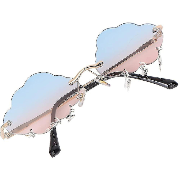 Cloud Lightning Shaped Solbriller Stilfulde Briller Til Kvinder