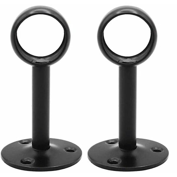 Gardinstangskroge til loftsmontering, Healwe 4 stk. (22 mm) rustfrit stål