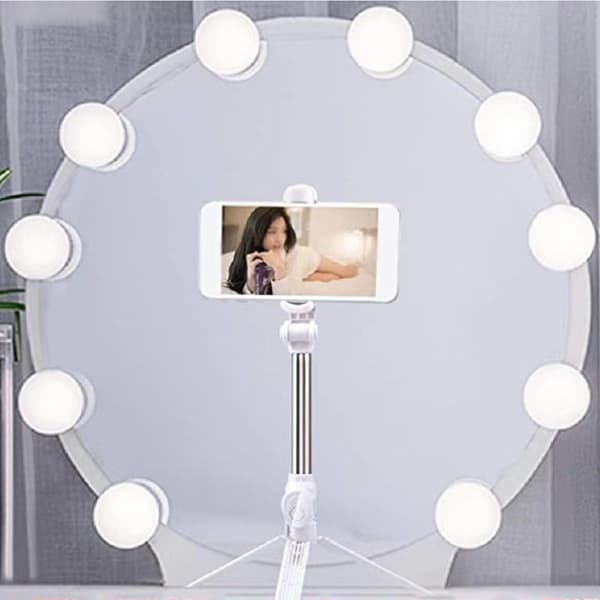 Led Vanity Lights Strip Kit med dimbare lyspærer