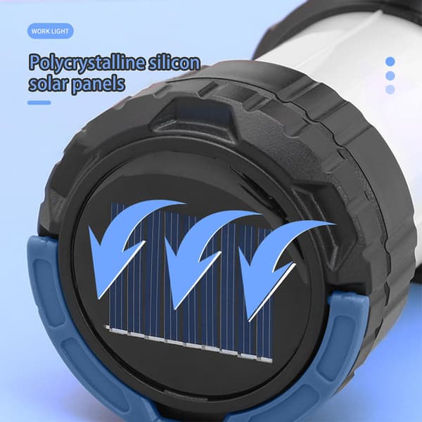 Taskulamppu Led-taskulamppu Leirinhakutaskulamppu LED Monitoiminen USB-latauslähtö Leirin hätävalaistus Kannettava taskulamppu（BU）