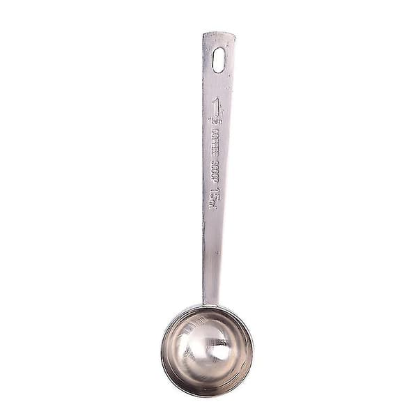 Kaffemåleske Spiseske Rustfrit Stål Scoop Kaffe Te Bagning Sukker