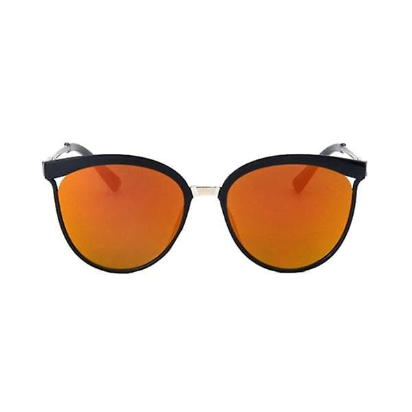 Retro Solbriller Sort Orange Glas Sort