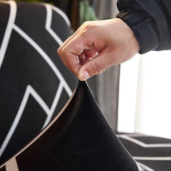 Sofaovertrekk uten armlener stretch 2-seters sofaovertrekk sammenleggbart