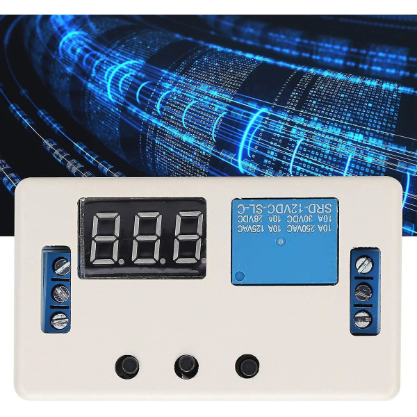 Dc 12v Timer Relä, Digital Automation Timing Timer Timing Relä Switch Programmerbar timer med vattentätt cover
