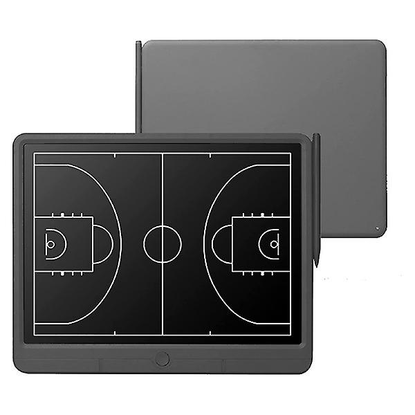 Electronic Basketball Tactics Board, Basketball Training Board Basketball Tactics Board med markörer och LCD-skärm - Coach Urklipp för träning, C