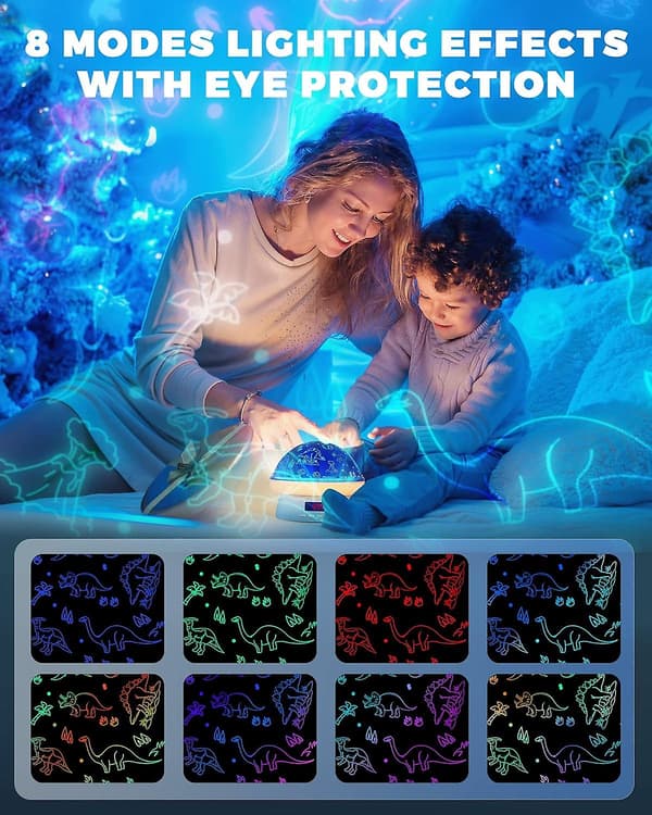 Dinosaur Toddler Toys Night Light Projector