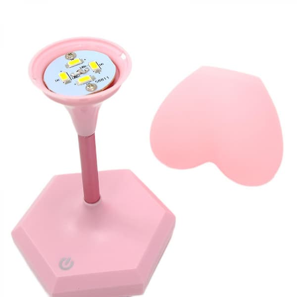 Nattlys, USB-oppladbar bordlampe, silikon romantisk