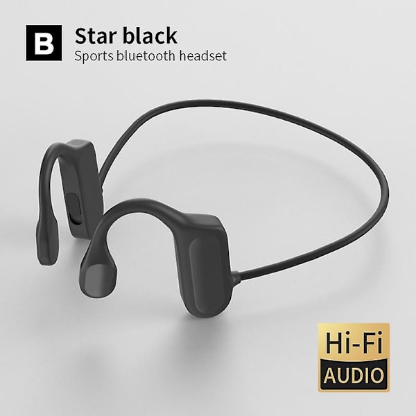 Kivuton avoin korva langaton Bluetooth5.6 kuulokkeet vedenpitävä urheilu korvakoukut kuulokkeet stereo hands-free Bluetooth-kuuloke mikrofonilla juoksuun R