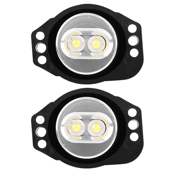 12W LED Angel Eyes Halo Ring Markering Lys til E90 E91 Auto Lamper (2stk)