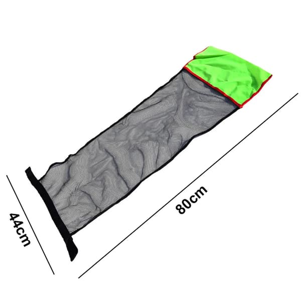 Flytande Pool Noodle Mesh Stol för Barn och Vuxna, Grön Sling Mesh Sits för Avkoppling i Poolen