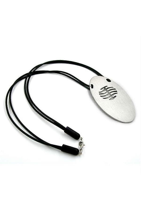 Halsband Oval Rostfritt Stål 50cm - Gl07853