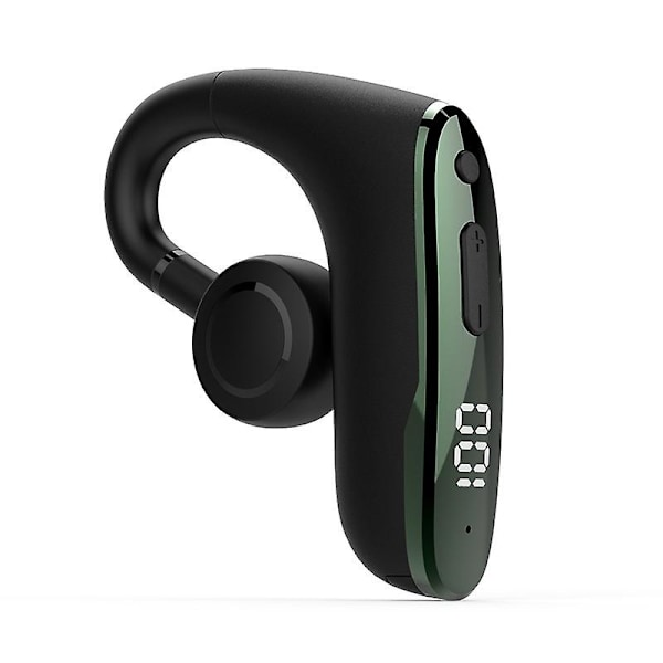 Tws trådløs Bluetooth 5.2-øretelefoner True Bone Conduction Single Ear Earhook-øretelefoner Business Driving Headset Hd-opkald Vandtæt Sport-hovedtelefon