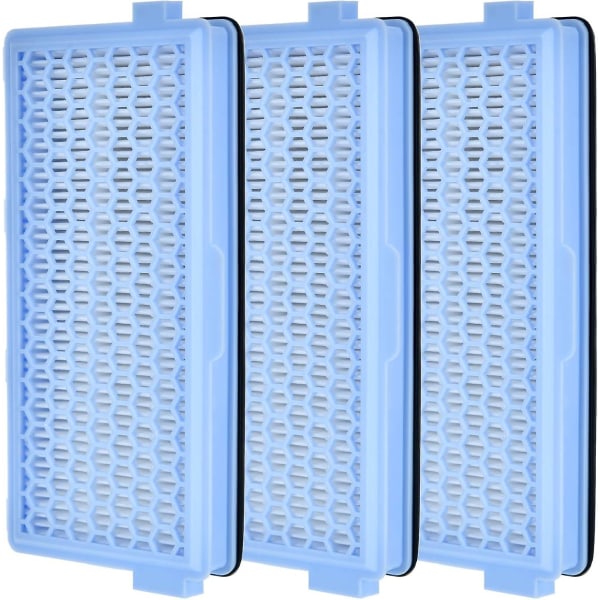Aryavos 3-pack filter för Miele Compact C1 C2 Komplett C2 C3 S8340 Ersättningsfilter Sf-ha 50 Hepa Airclean med aktivt kol för S4000, S5000, S
