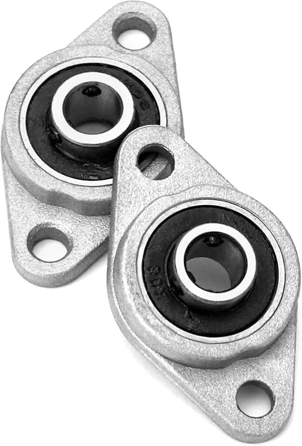 Dww-6stk KFL08 flens kulelager, 8mm lagerlager, sinklegering, for 3D-skriver