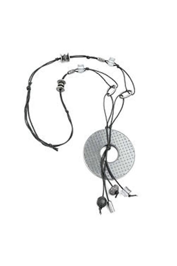 Halsband Grå Pärlor 90cm - Gl00767