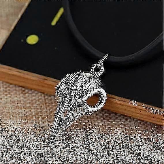 Bellatrix Lestrange Raven Fågelskalle Hängsmycke Halsband f54