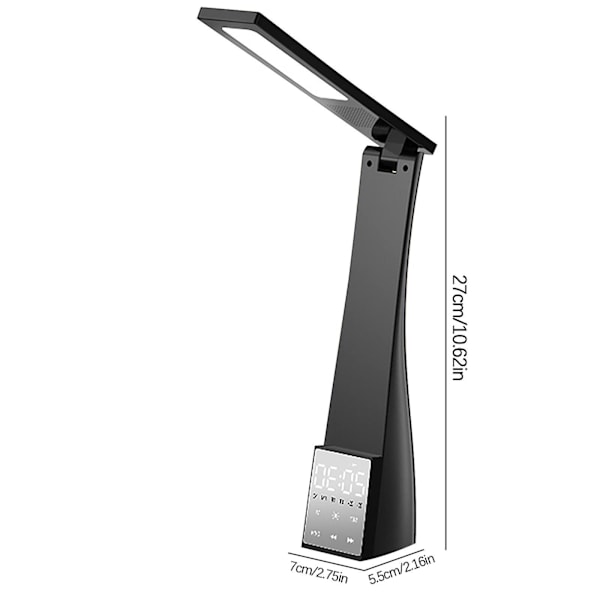 Bluetooth-høyttaler, øyebeskyttende lyskort, multifunksjonell bordlampe