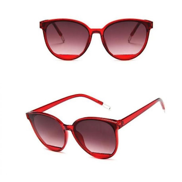 Red fashion sunglasses for women