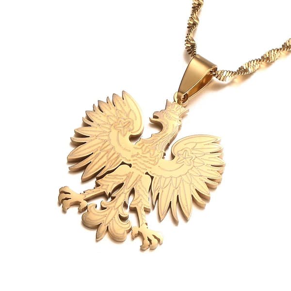 Polen Symbol Eagle Pendant Halskjeder Polska Poles Smykker Til Kvinner