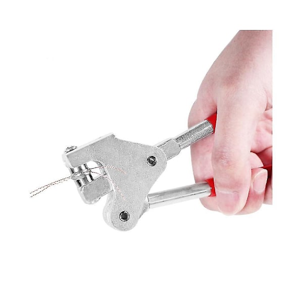 Plumb Plumb Set, Rött Plast Handtag, Silver