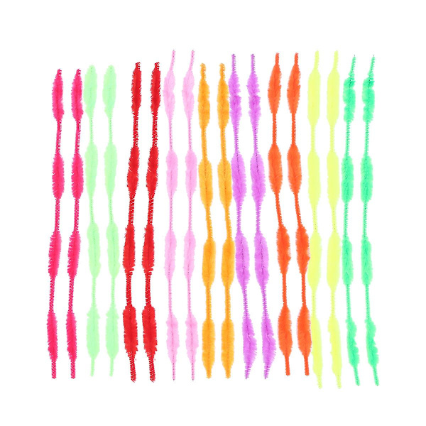 100 st Funny Kids Child Craft Twisting Sticks Handgjorda konst DIY-material Twistable Stick Toys (Blandad färg)（M，Bild 1）