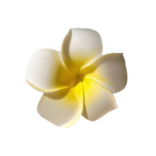 Tropisk blomsterhårklemme til bryllup, strand og fotorekvisit, plasttilbehør