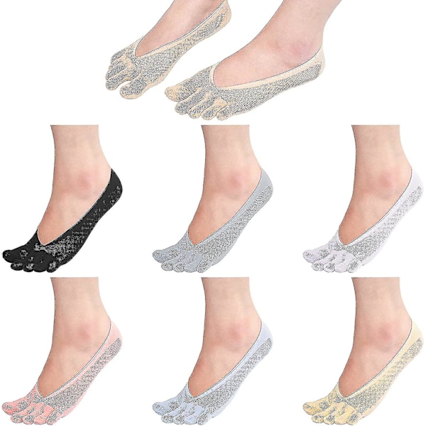 7 Ps Able Toe Finr Socks Finr Socks Finr