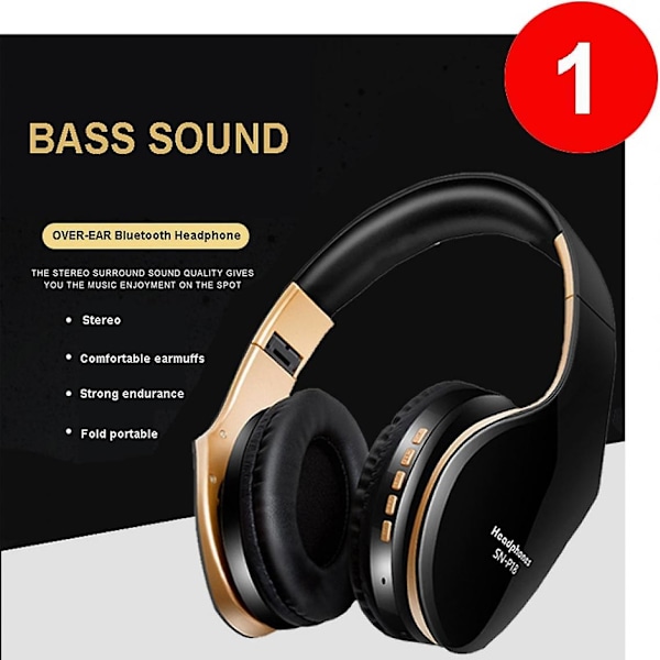 Langattomat kuulokkeet, Bluetooth-kuulokkeet, stereokuulokkeet, bassokuulokkeet, taitettavat, säädettävät pelikuulokkeet, mikrofonit PC:lle, matkapuhelimelle