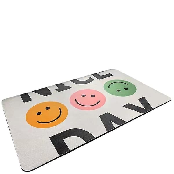 Blød kiselalger mudder absorberende gulvmåtte skridsikker badeværelsesfodpude hurtigtørrende skridsikker måtte 24*35in60*90cm