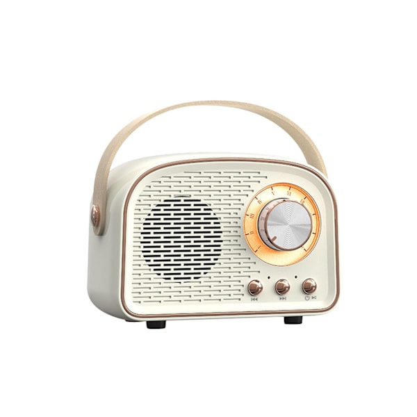 Bluetooth-högtalare, bärbar trådlös retro Bluetooth-högtalare, mini trådlös högtalare med fyllig bas i klart stereoljud, bärbar högtalare som stöder FM