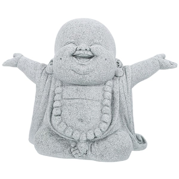 Cute Buddha Aquarium Craft Decor Sandstone Buddha Ornament Fish Tank Buddha Statue（10.50X7.50X4.50CM，As Shown）