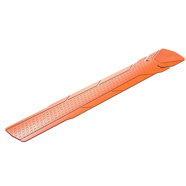 Sykkelrammebeskyttelsesdekal 5 farger tilgjengelig Rustbestandig for de fleste sykler（Rhombus，Orange）