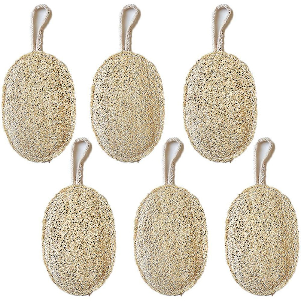 6-pack Exfolierande Ansikts- och Kroppsdukar, Mjuka Vävda Baddukar