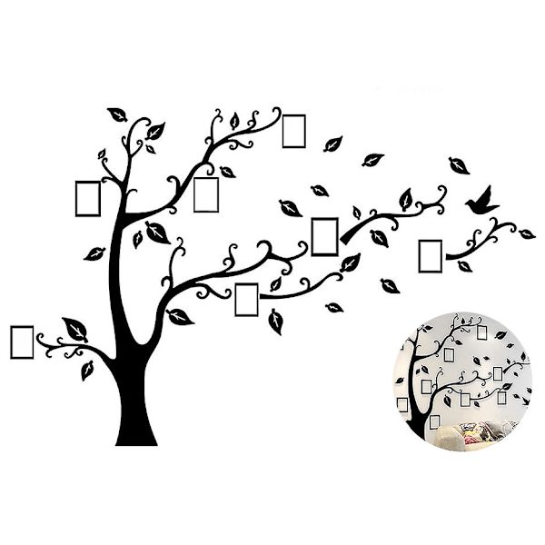 3D Tree Wall Stickers DIY Wall Stickers Wall Stickers with Photo Frame Tree Wall Stickers Wall Decoration