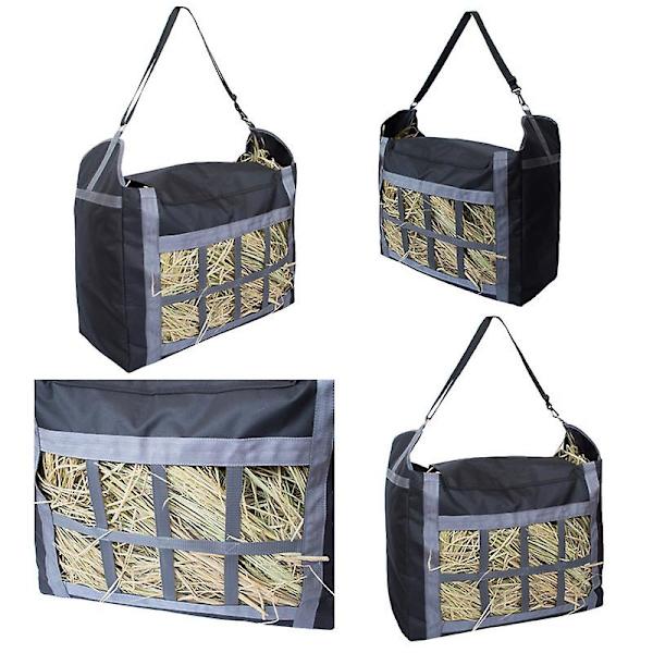 Mimigo Häst Höpåse, Slow Feed Feeder Tote Väskor Stor Kapacitet Matningspåse För Hästar Get Alpackor（24x19x10inches）