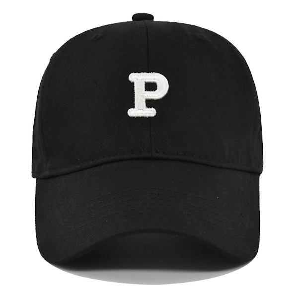 P Tredimensionelt broderi Baseball Cap Koreansk version broderet Peaked Cap solskærm Baseball Cap lastbilchauffør hat
