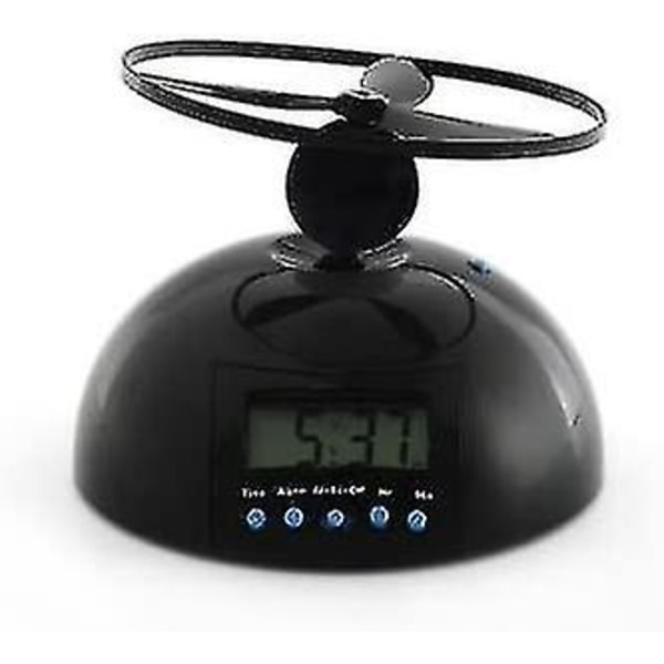 Växande digital LED-väckarklocka Helikopter Propeller Klocka Kreativ Present