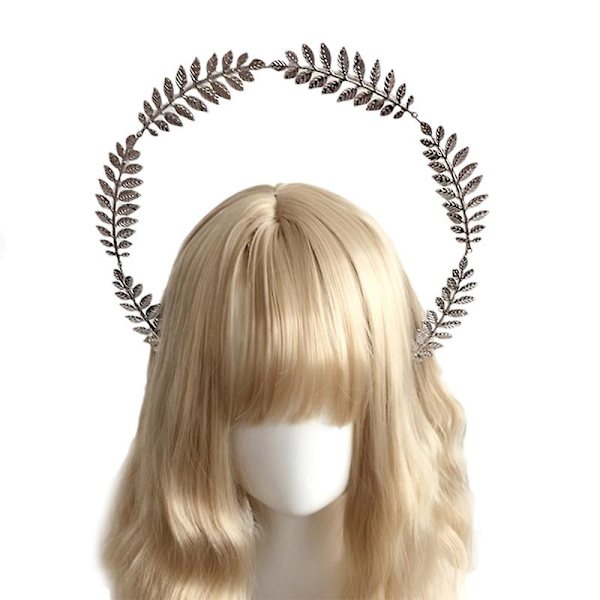 Kvinnors Cosplay Huvudbåge Ängel Halo Form Make Up Speciella Hårprydnader（E）