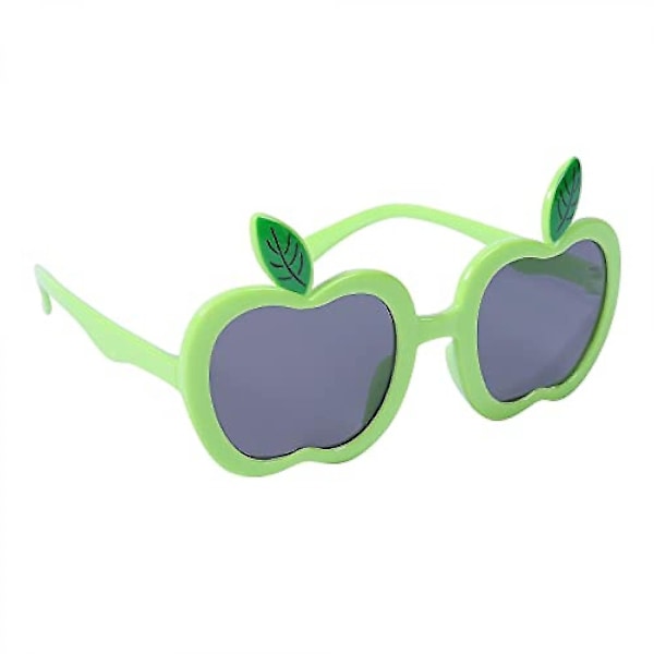 Aveki Kids Sunglasses For Boys Girls Apple Shaped Children Anti-uv Sunglasses For Photography Outdoor Beach, For 3-12 Years Old Girls Boys, Green