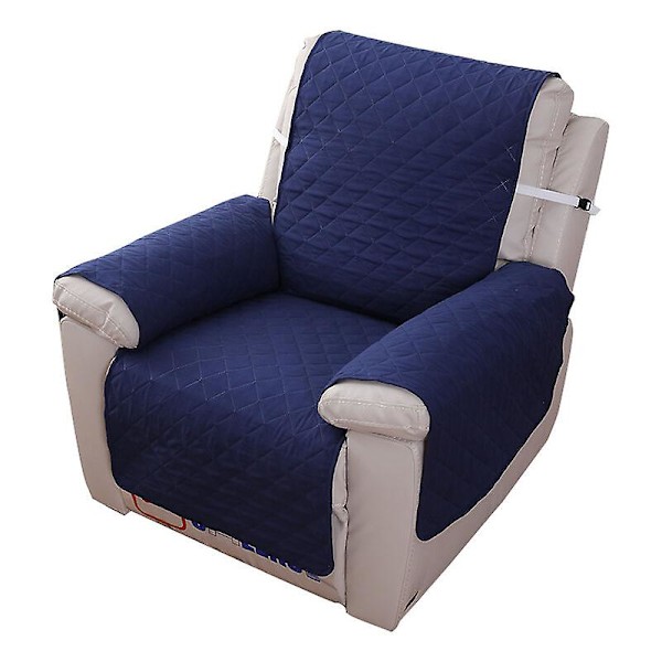 Leisure Armchair Cover 1 Seater, Waterproof Recliner Protective Sofa Cover(dark Blue 55200cm)