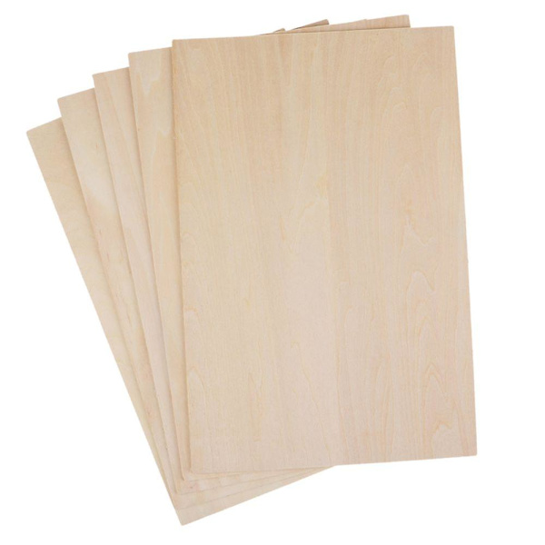 10 kappaletta DIY-malli balsapuulevyä puulevyä askartelu malli 50x100x1.5mm