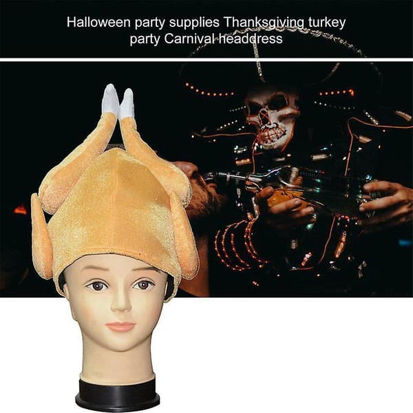 Dekoration Party Kycklingben Hatt Kalkon Hatt Sammet Seriefigur Hatt Rolig