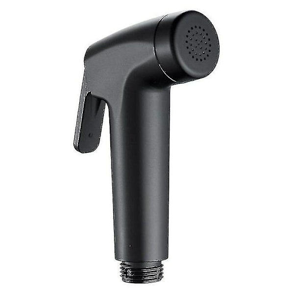 Handhållen Toalettduschmunstycke Handhållen Toalettbidet Bärbar Sprayare Svart Matt Badrumsduschmunstycke För Tvätta Personlig Hygien Blöja Tyg