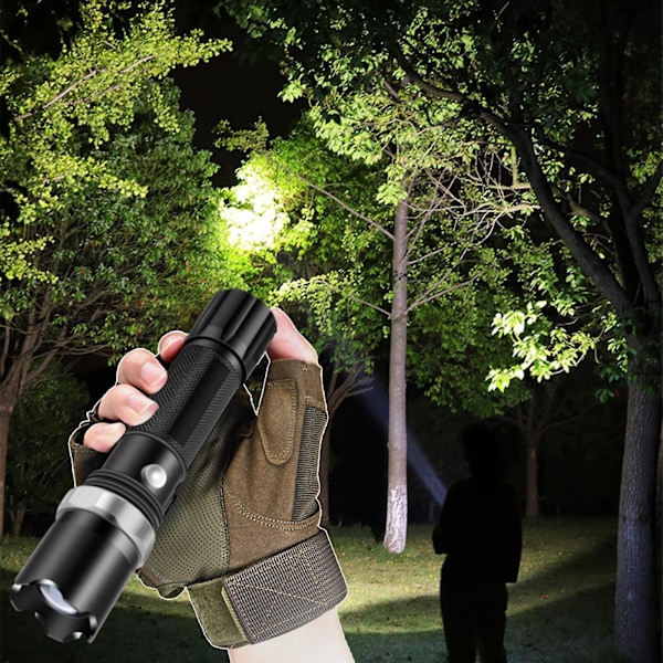 LED-ficklampa med ficklampa