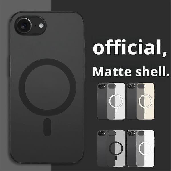 Apple iPhone 16 Pro Max støtsikkert magnetisk silikondeksel med skjermbeskyttelse White