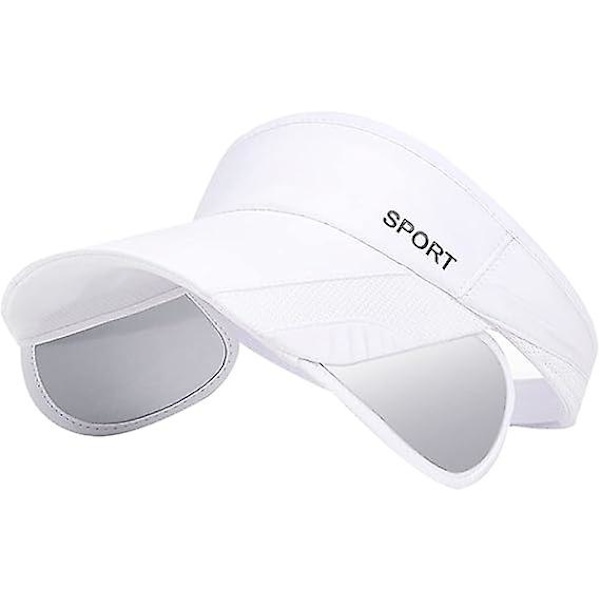 Dam solhatt justerbar infällbar bredbrättad strandhatt golf solhatt uv-skydd solhatt tennis solhatt löparhatt