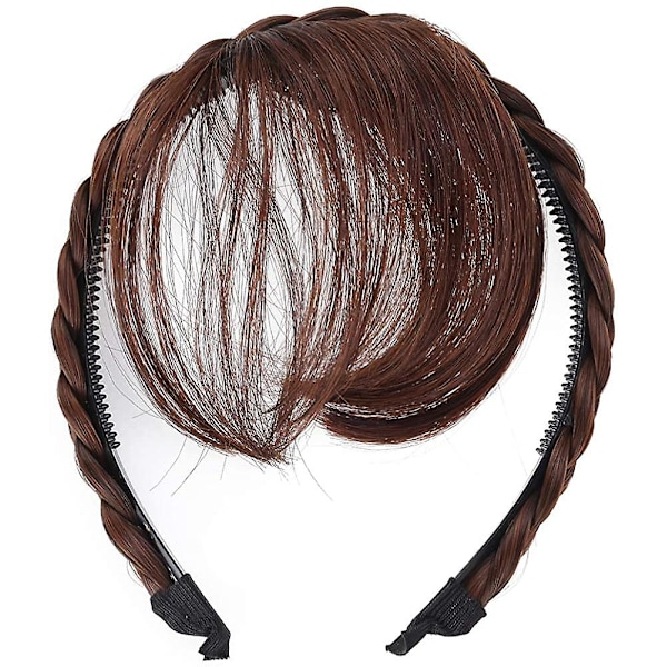 Dame Hard Hodebånd Med Lugg Pannehårfringe Parykker Extensions
