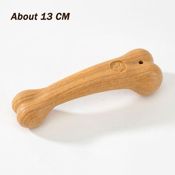 Hirven sarven muotoinen puinen puruluu koirille, purulelu aggressiivisille pureskelijoille, suurille roduille tarkoitettu purutikku, tuhoutumaton (M-Bone Toys)