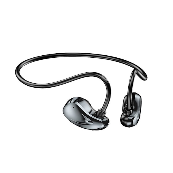 TWS Langaton Bluetooth 5.3 Kuuloke Mikrofonilla Ilmajohto Urheilu Ripustus Korva Ulkona Melunvaimennus Kuuloke-Harmaa（Harmaa）