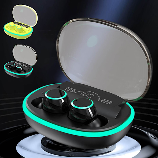 Nya In Ear Bluetooth-hörlurar Dubbelläge 5.3Version Privat Modell Hörlurar Ultralång Batteritid Digital Display Musik Bluetooth-hörlurar